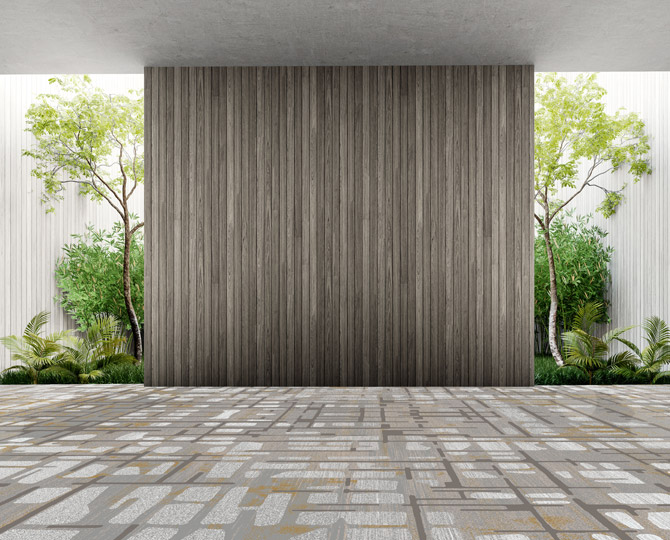 灰圈现代走廊地毯
