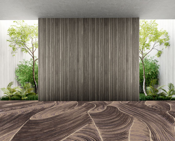 棕色切割现代酒店地毯200x610